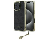 Kryt Guess GUHCP16LGF4GGR Apple iPhone 16 Pro hardcase 4G Charms Collection black