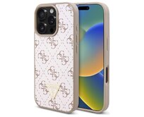 Kryt Guess GUHCP16XPG4GPH Apple iPhone 16 Pro Max hardcase New 4G Triangle white