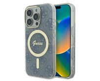 Kryt Guess GUHMP16LH4STB Apple iPhone 16 Pro hardcase IML 4G MagSafe blue