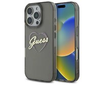 Kryt Guess GUHCP16XHCHGSPK Apple iPhone 16 Pro Max hardcase IML Heart black