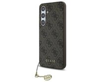 Kryt Guess GUHCS24FEGF4GBR Samsung Galaxy S24 FE hardcase 4G Charms Collection brown