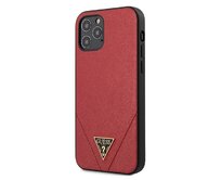 Kryt Guess GUHCP12LVSATMLRE Apple iPhone 12 Pro Max red hardcase Saffiano