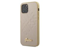 Kryt Guess GUHCP12SPUILGLG Apple iPhone 12 mini gold hardcase Iridescent Love Script Gold Logo