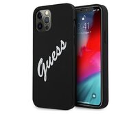 Kryt Guess GUHCP12LLSVSBW Apple iPhone 12 Pro Max black white hardcase Silicone Vintage