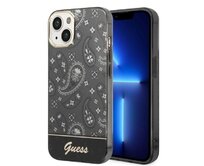 Kryt Guess GUHCP14MHGBNHK Apple iPhone 14 Plus / 15 Plus czarny/black hardcase Bandana Paisley