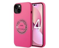 Kryt Karl Lagerfeld KLHCP14MSRSGRCF Apple iPhone 14 Plus / 15 Plus hardcase pink Silicone RSG