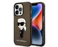 Kryt Karl Lagerfeld KLHCP14LHNIKTCK Apple iPhone 14 Pro black hardcase Ikonik Karl Lagerfeld