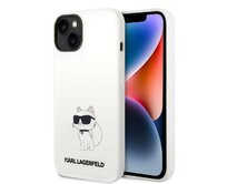 Kryt Karl Lagerfeld KLHCP14MSNCHBCH Apple iPhone 14 Plus / 15 Plus hardcase white Silicone Choupette