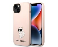 Kryt Karl Lagerfeld KLHCP14MSNCHBCP Apple iPhone 14 Plus / 15 Plus hardcase pink Silicone Choupette