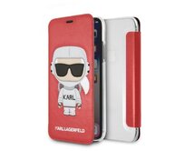 Kryt Karl Lagerfeld KLFLBKPXKSCORE Apple iPhone XS/X bookcase red Karl Space Cosmonaut