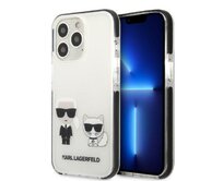 Kryt Karl Lagerfeld KLHCP13LTPEKCW Apple iPhone 13 Pro hardcase white Karl&Choupette