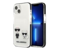 Kryt Karl Lagerfeld KLHCP13STPEKCW Apple iPhone 13 mini hardcase white Karl&Choupette