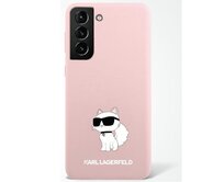 Kryt Karl Lagerfeld KLHCS23LSNCHBCP Samsung Galaxy S23 Ultra hardcase pink Silicone Choupette