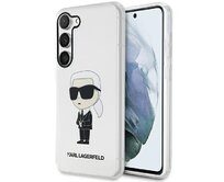 Kryt Karl Lagerfeld KLHCS23MHNIKTCT Samsung Galaxy S23+ Plus transparent hardcase Ikonik Karl Lagerfeld