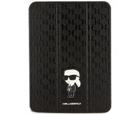 Kryt Karl Lagerfeld KLFC11SAKHPKK Apple iPad 10.9 2022 (10 gen) black Saffiano Monogram Ikonik Magnet Allover