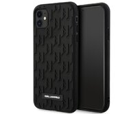 Kryt Karl Lagerfeld KLHCN61RUPKLPK Apple iPhone 11/XR hardcase black 3D Monogram