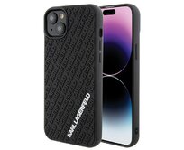 Kryt Karl Lagerfeld KLHCP15M3DMKRLK Apple iPhone 15 Plus / 14 Plus hardcase 3D Rubber Multi Logo black