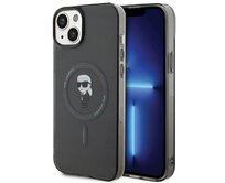 Kryt Karl Lagerfeld KLHMP15MHFCKNOK Apple iPhone 15 Plus / 14 Plus hardcase IML Ikonik MagSafe black