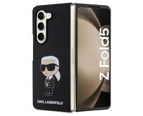 Kryt Karl Lagerfeld KLHCZFD5SNIKBCK Samsung Galaxy Z Fold5 hardcase Silicone Ikonik black