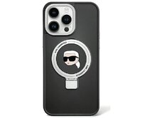 Kryt Karl Lagerfeld KLHMP15MHMRSKHK Apple iPhone 15 Plus / 14 Plus hardcase Ring Stand Karl Head MagSafe black