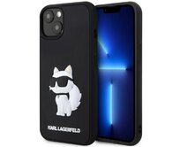 Kryt Karl Lagerfeld KLHCP14M3DRKHNK Apple iPhone 14 Plus / 15 Plus hardcase Rubber Choupette 3D black