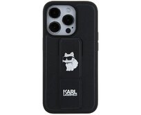 Kryt Karl Lagerfeld KLHCN61GSACHPK Apple iPhone XR / 11 hardcase Gripstand Saffiano Choupette Pins black