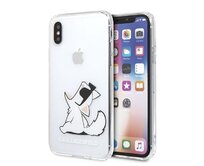 Kryt Karl Lagerfeld KLHCPXCFNRC iPhone X/Xs hardcase transparent Choupette Fun