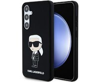 Kryt Karl Lagerfeld KLHCS24SSNIKBCK Samsung Galaxy S24 hardcase Silicone Ikonik black