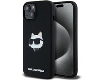 Kryt Karl Lagerfeld KLHMP15MSCHPPLK Apple iPhone 15 Plus / 14 Plus hardcase Silicone Choupette Head MagSafe black