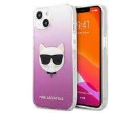 Kryt Karl Lagerfeld KLHCP13SCTRP Apple iPhone 13 mini hardcase pink Choupette Head