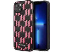 Kryt Karl Lagerfeld KLHCP13MMNMP1P Apple iPhone 13 hardcase pink Monogram Plaque