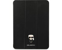 Kryt Karl Lagerfeld KLFC11OKMK Apple iPad Pro 11 2021 (3 gen) Book Cover black Saffiano Karl Iconic