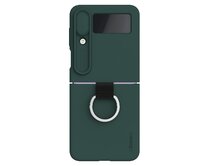 Kryt Case CamShield Silky Silicone Samsung Galaxy Z Flip 4 green