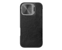 Knížkové pouzdro Qin Prop Leather Case Apple iPhone 16 black