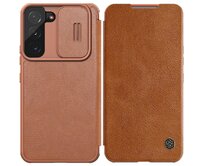 Kryt Qin Leather Pro Samsung Galaxy S22+ Plus brown