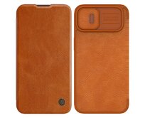 Kryt Qin Leather Pro Case Apple iPhone 14 brown