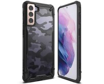 Kryt Ringke Fusion-X Design Samsung Galaxy S21+ Plus Camo (Moro) Black