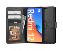 Knížkové pouzdro Tech-Protect Wallet Xiaomi Redmi 12 Black