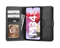 Knížkové pouzdro Tech-Protect Wallet Samsung Galaxy M34 5G Black