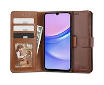 Knížkové pouzdro Tech-Protect Wallet Samsung Galaxy A15 4G / 5G Brown