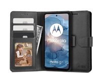 Knížkové pouzdro Tech-Protect Wallet Motorola Moto G24 / G24 Power / G04 Black