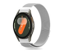 Kryt Tech-Protect MilaneseBand Samsung Galaxy Watch 4/5/5 Pro/6/7/FE Silver