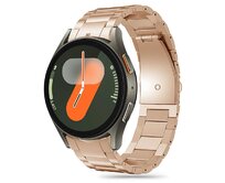 Kryt Strap Tech-Protect Stainless Samsung Galaxy Watch 4 / 5 / 5 Pro / 6 / 7 / FE Blush Gold