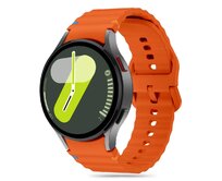 Kryt Tech-Protect Silicone Sport Strap for Samsung Galaxy Watch 4/5/5 Pro/6/7/FE Orange