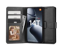 Knížkové pouzdro Tech-Protect Wallet Xiaomi 14T Pro Black