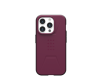 Kryt UAG Urban Armor Gear Civilian MagSafe Apple iPhone 15 Pro (bordeaux)