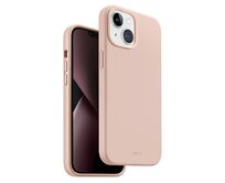 Kryt UNIQ Lino Hue Apple iPhone 14 Plus / 15 Plus Magclick Charging blush pink