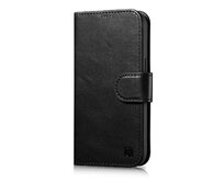 Knížkové pouzdro iCarer Oil Wax Wallet Anti-RFID 2in1 Apple iPhone 14 black