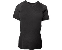 GOLF triko V výstřih s krátkým rukávem - dámské .XL .černá černá, XL, GOLF - 150g/m2 -  100% polypropylen Ag+