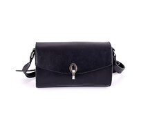 Černá pevnější crossbody kabelka David Jones 6433-1 černá, syntetická kůže